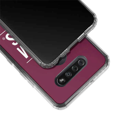 Texas A&M University Gig Em Aggies LG K51/Q51 Clear Case