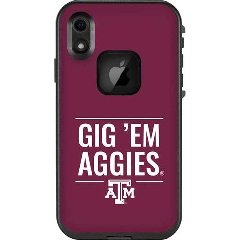 Texas A&M University Gig Em Aggies LifeProof Fre iPhone Skin