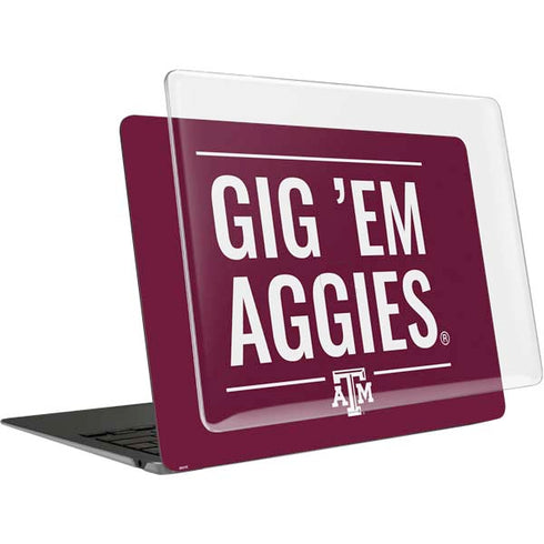 Texas A&M University Gig Em Aggies MacBook Air 13in (2020) Case plus Skin