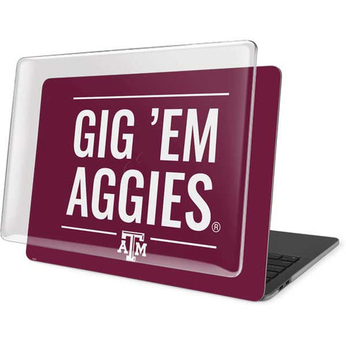 Texas A&M University Gig Em Aggies MacBook Pro 16in (2019-20) Case plus Skin