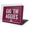 Texas A&M University Gig Em Aggies MacBook Pro 16in (2019-20) Case plus Skin