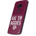 Texas A&M University Gig Em Aggies Moto E5 Play Skin