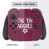 Texas A&M University Gig Em Aggies Nintendo Switch Bundle Skin