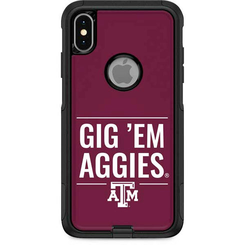 Texas A&M University Gig Em Aggies Otterbox Commuter iPhone Skin