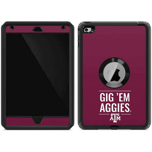 Texas A&M University Gig Em Aggies Otterbox Defender iPad Skin