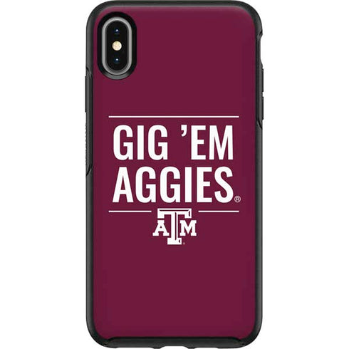 Texas A&M University Gig Em Aggies Otterbox Symmetry iPhone Skin