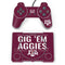 Texas A&M University Gig Em Aggies PlayStation Classic Bundle Skin