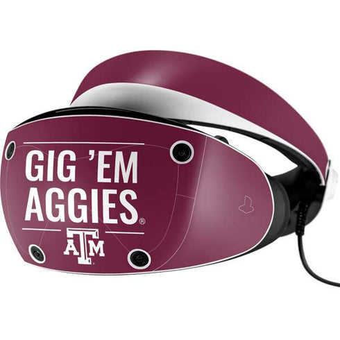 Texas A&M University Gig Em Aggies PlayStation VR2 Skin