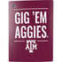 Texas A&M University Gig Em Aggies PS5 Digital Edition Console Skin
