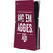 Texas A&M University Gig Em Aggies PS5 Slim Disk Console Skin
