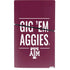 Texas A&M University Gig Em Aggies PS5 Slim Digital Edition Console Skin