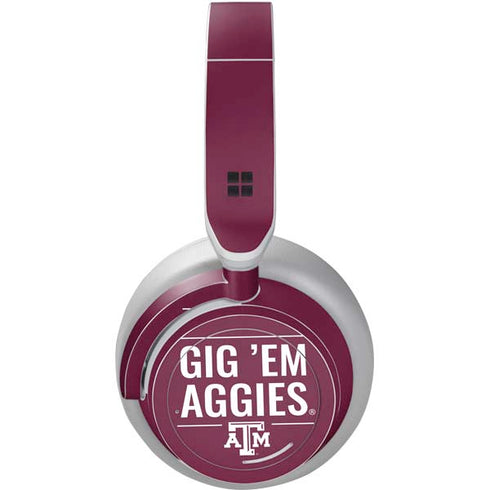 Texas A&M University Gig Em Aggies Surface Headphones Skin