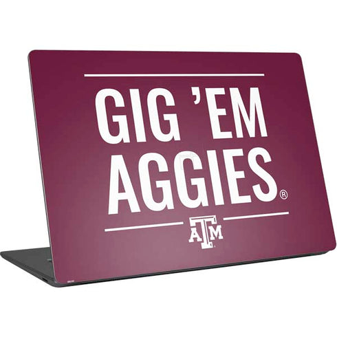 Texas A&M University Gig Em Aggies Surface Laptop 4 15in Skin