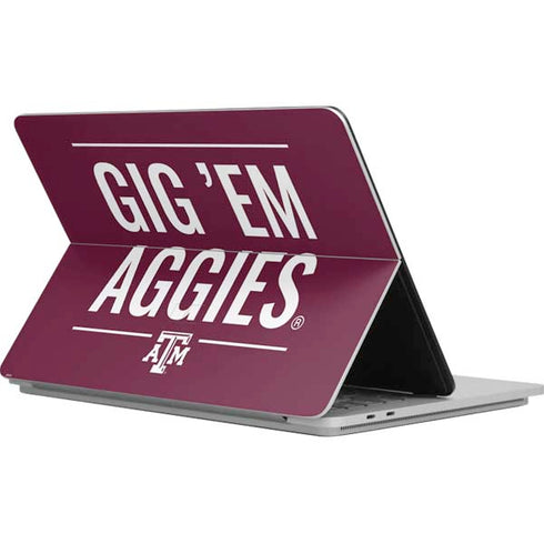 Texas A&M University Gig Em Aggies Surface Laptop Studio Skin