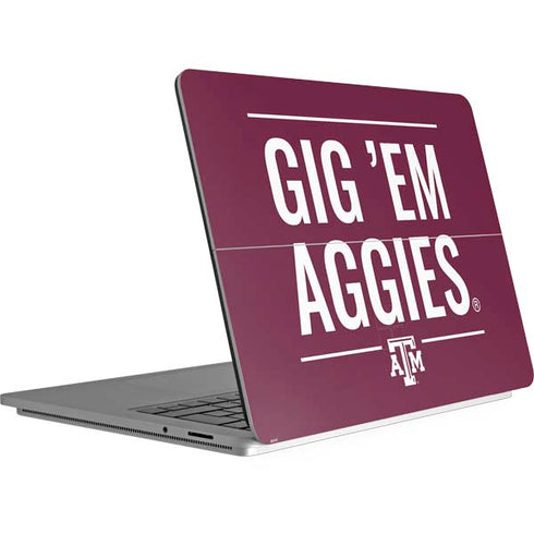 Texas A&M University Gig Em Aggies Surface Laptop Studio Skin