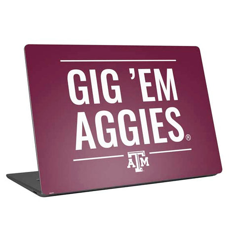 Texas A&M University Gig Em Aggies Universal Laptop 11in (8.8 x 6.2in) Skin