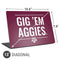 Texas A&M University Gig Em Aggies Universal Laptop 13in (10.6 x 7.6in) Skin