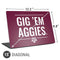 Texas A&M University Gig Em Aggies Universal Laptop 15in (12.2 x 8.8in) Skin