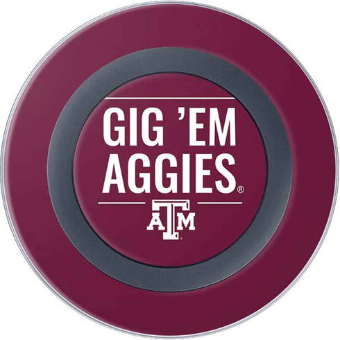 Texas A&M University Gig Em Aggies Wireless Charger Skin