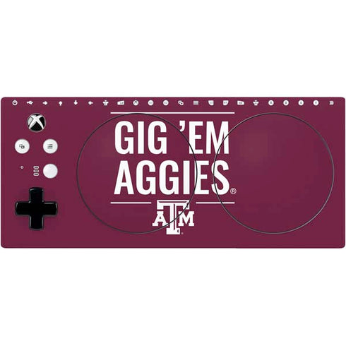 Texas A&M University Gig Em Aggies Xbox Adaptive Controller Skin