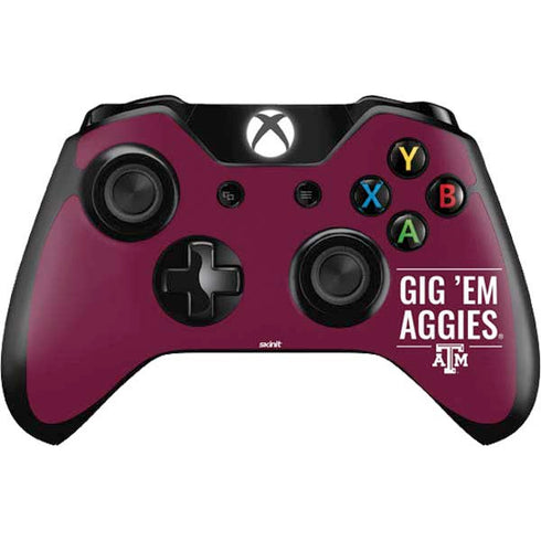 Texas A&M University Gig Em Aggies Xbox One Controller Skin