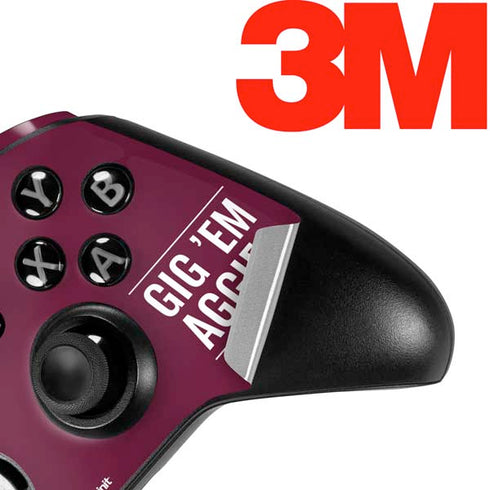 Texas A&M University Gig Em Aggies Xbox One Elite Controller Skin