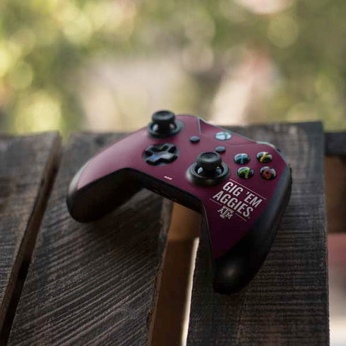 Texas A&M University Gig Em Aggies Xbox One S Controller Skin
