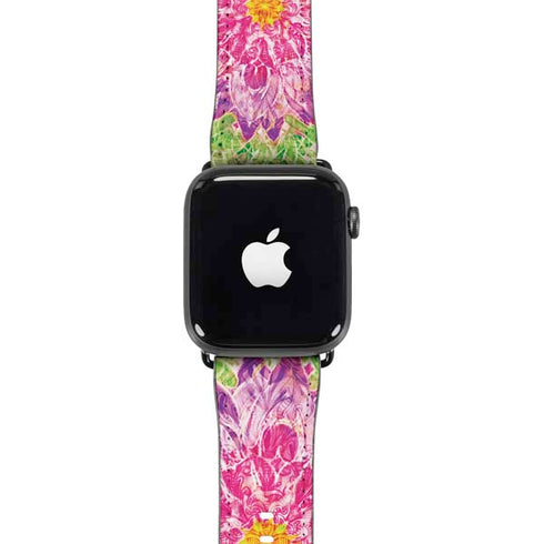 Ginseng Flower Apple Watch Band 42-44mm
