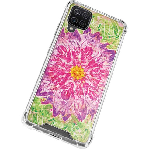 Ginseng Flower Galaxy A12 Clear Case
