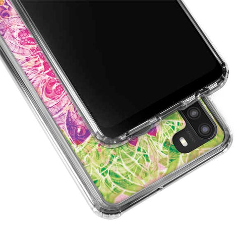 Ginseng Flower Galaxy A21 Clear Case