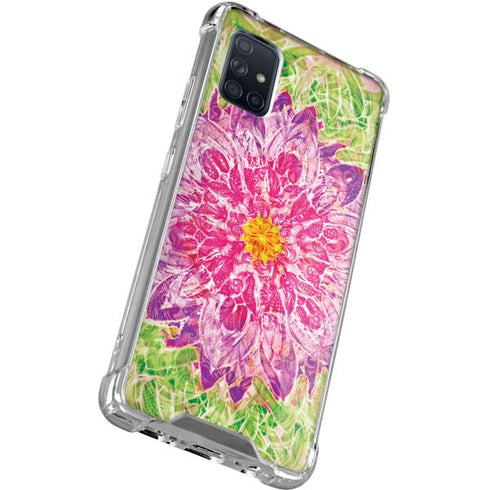 Ginseng Flower Galaxy A71 5G Clear Case