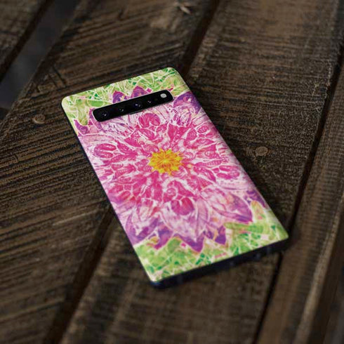 Ginseng Flower Galaxy S10 Plus Skin
