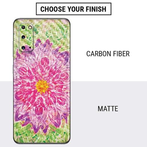 Ginseng Flower Galaxy S20 Skin