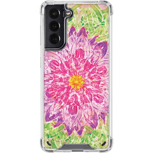 Ginseng Flower Galaxy S21 5G Clear Case