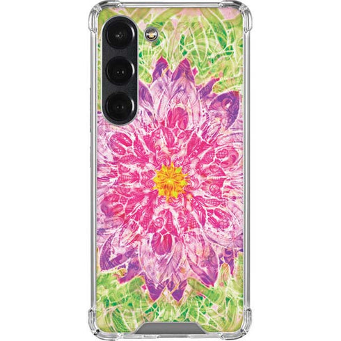 Ginseng Flower Galaxy S23 Clear Case