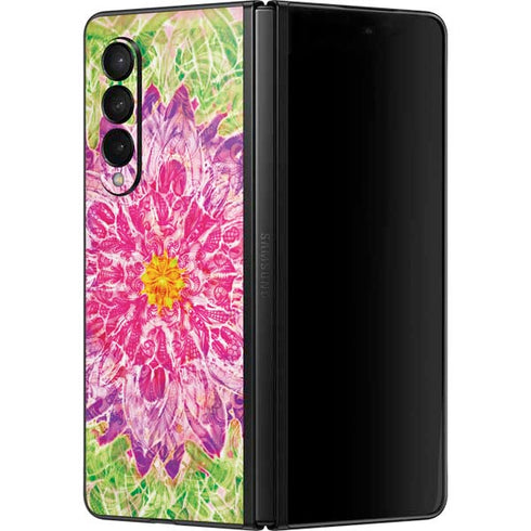 Ginseng Flower Galaxy Z Fold3 5G Skin