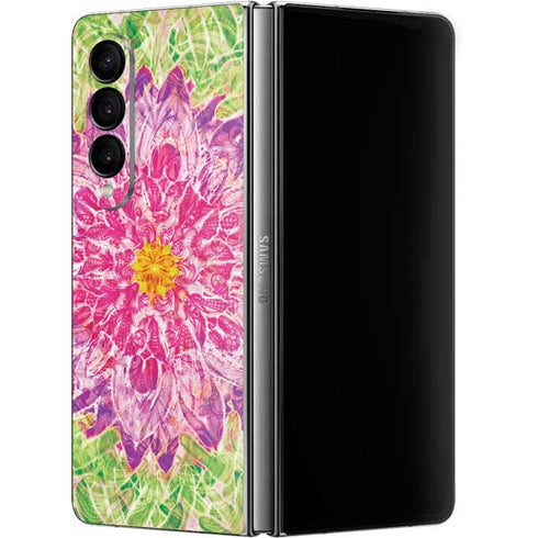 Ginseng Flower Galaxy Z Fold4 5G Skin