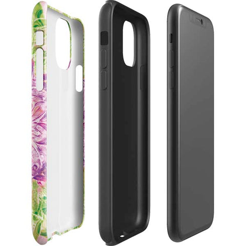 Ginseng Flower iPhone 11 Impact Case