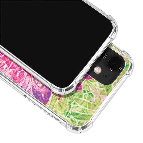Ginseng Flower iPhone 12 Clear Case
