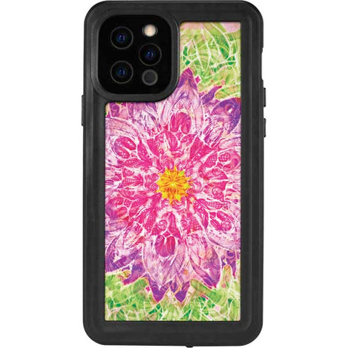 Ginseng Flower iPhone 12 Pro Waterproof Case