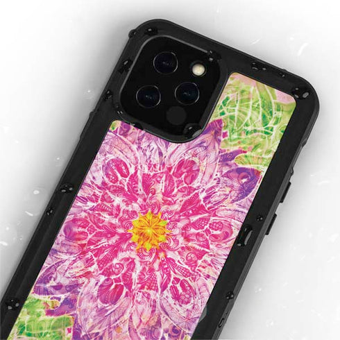 Ginseng Flower iPhone 12 Pro Waterproof Case