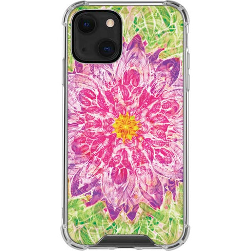 Ginseng Flower iPhone 14 Plus Clear Case