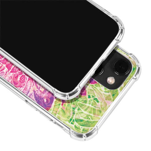 Ginseng Flower iPhone 14 Plus Clear Case