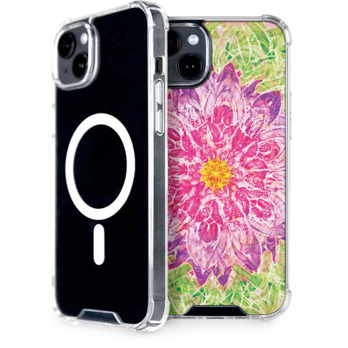 Ginseng Flower iPhone 15 Plus MagSafe Case