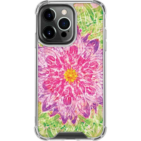 Ginseng Flower iPhone 14 Pro Clear Case