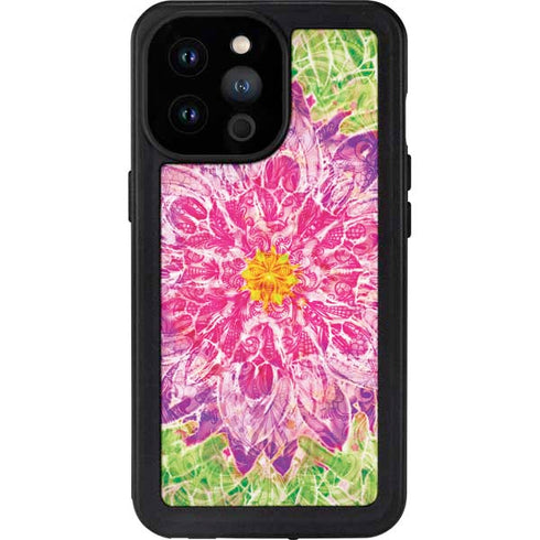 Ginseng Flower iPhone 14 Pro Max Waterproof Case