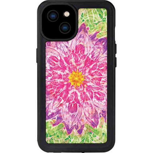 Ginseng Flower iPhone 15 Plus Waterproof Case