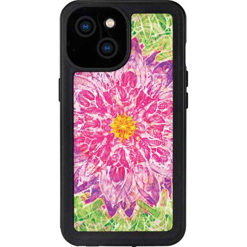 Ginseng Flower iPhone 15 Waterproof Case