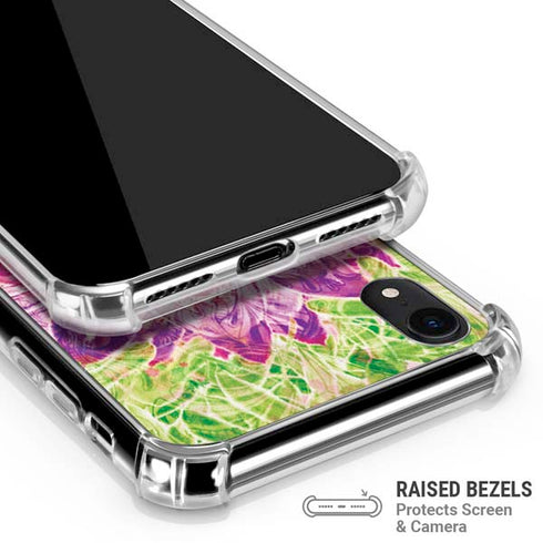 Ginseng Flower iPhone XR Clear Case