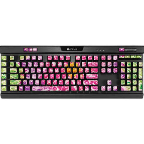 Ginseng Flower K95 RGB PLATINUM Mechanical Gaming Keyboard Skin